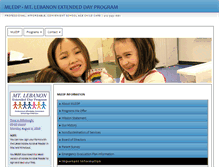 Tablet Screenshot of mledp.org
